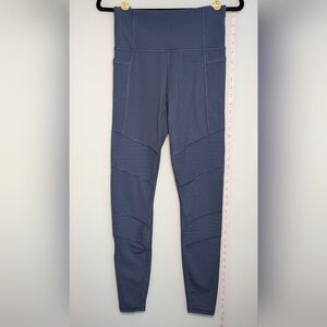 Athleta Inclination Moto Tight in Slate Gray